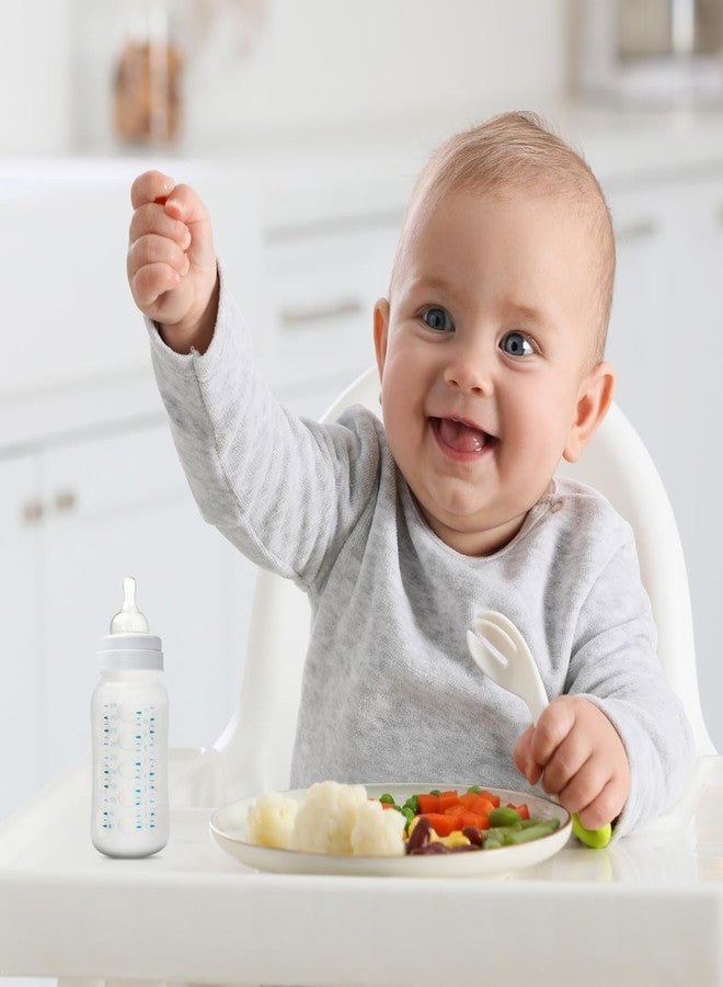 SHOWERORO 4Pcs Silicone Baby Bottle Covers Glass Bottle Sleeves Non-Slip Protective Sleeves for 4Oz Nursery Bottles Shockproof Feeding Silicone Sleeve - Image 4